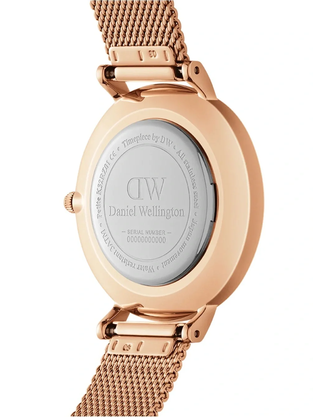 Daniel Wellington Petite Melrose Black Rose Gold